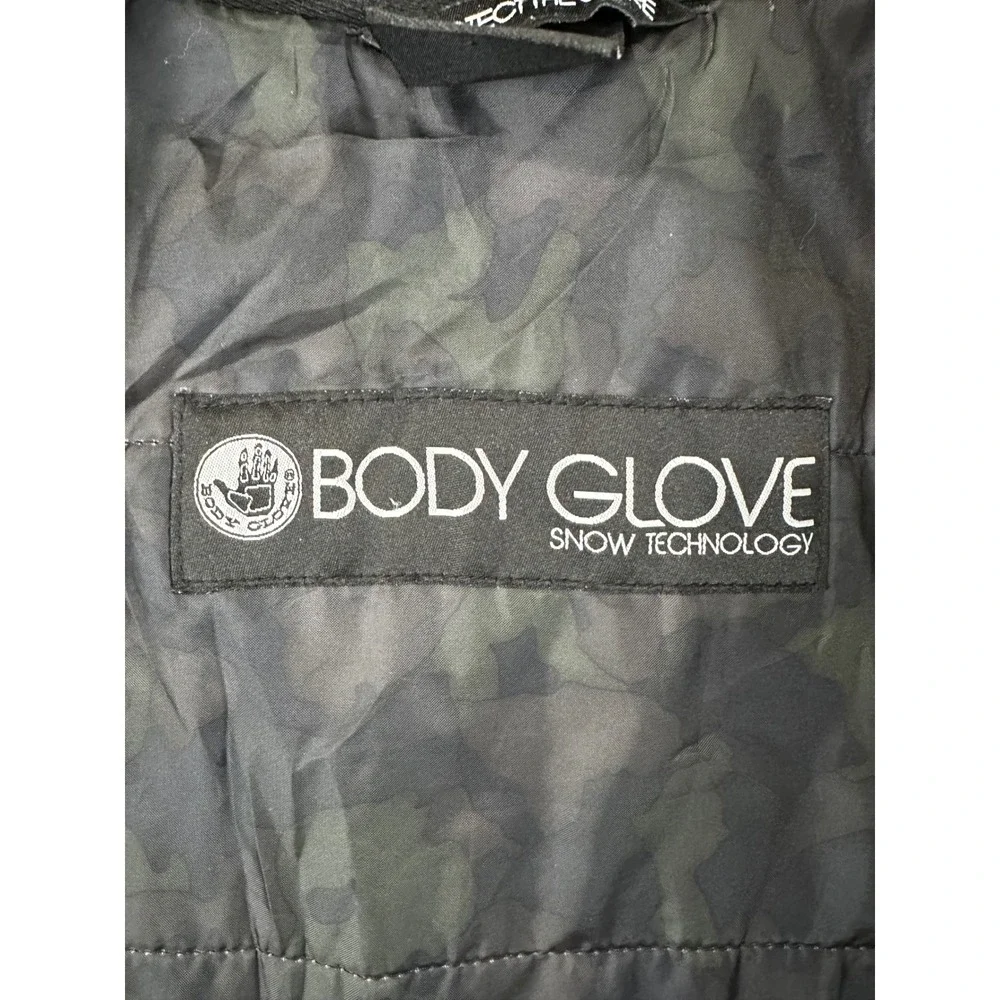 Body Glove Snow Technology‎ Hooded parka Jacket Mens M Olive Black Insulated EUC